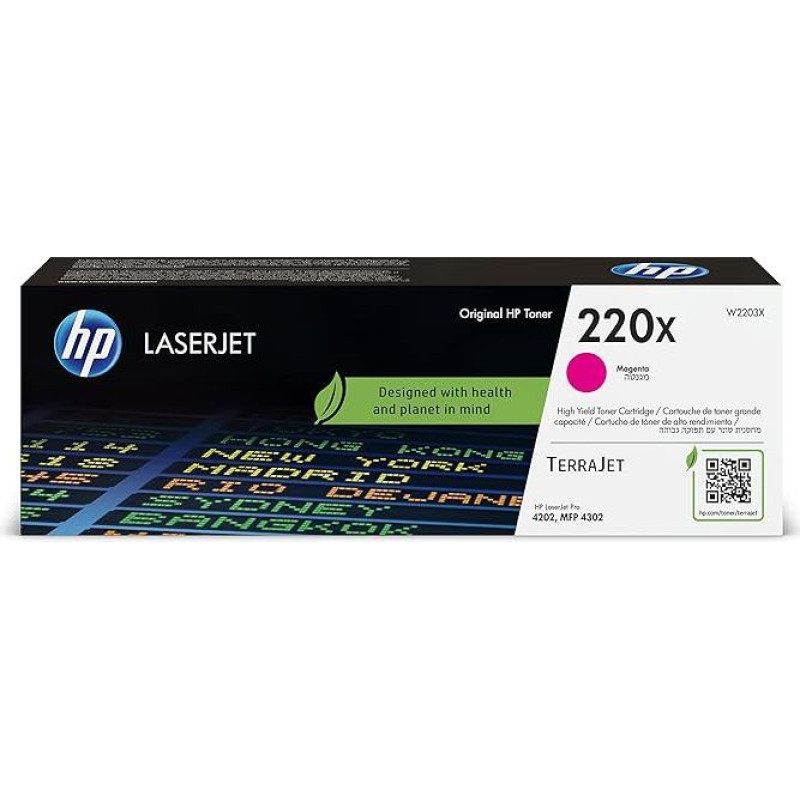 HP 220X Magenta Original Laserjet Toner Cartridge