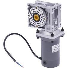 200W DC 12V 24V Schneckengetriebe Drehzahlminderer Getriebe Elektrisches NMRV040 mit DC-Motor 1800RPM Geräuscharm, breites Anwendungsspektrum(R60 30RPM,RV030 200W 12V)