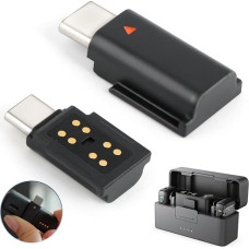 TGHongKy C tipo sąsaja DJI Mic 2 USB-C jungties imtuvo adapteris Mic 2 garso priedams Mikrofono imtuvas gali būti prijungtas prie mobiliųjų telefonų ir įrašymo įrenginių garso perdavimui