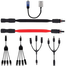 Solar Cable Input Flat Solar Connection Cable, Solar Panel Power Cable, Solar Charging Plug for Solar Cable, Wing Socket, Solar Generator