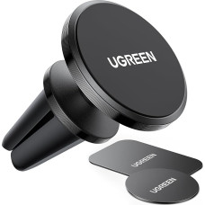 UGREEN Mobiliojo telefono laikiklis automobilyje Magnetinė ventiliacija Magnetinis mobiliojo telefono laikiklis automobilyje 360° su 2 metalinėmis plokštelėmis Magnetinis automobilinis mobiliojo telefono laikiklis, suderinamas su iPhone 15 Pro Max Plus 14