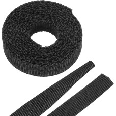 išteklių žemėlapis Geflochtene Kabelhülsen, wärmeschrumpfbarer Stoffschlauch, 0,9 m, schwarz, 2:1 Verhältnis, Schrumpfschlauch, Kabelschutz für Kabelbaumkabel, Netzwerkkabelschutz, Kabelmanagement