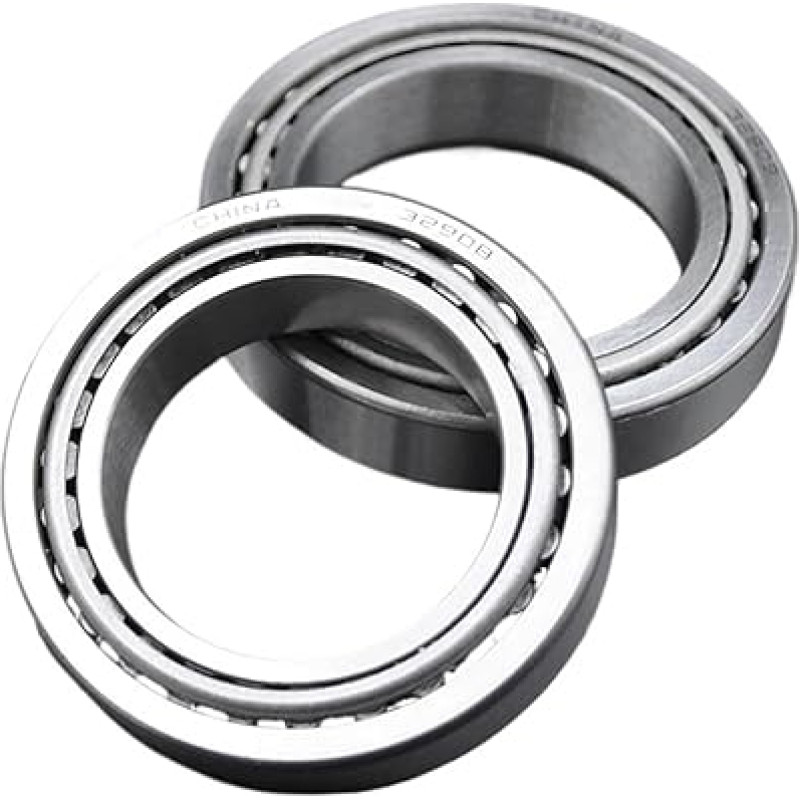 2pcs Tapered Roller Bearings 32904 32905 32906 32907 32908 32909 32910 32911 2007904A Bore 20mm 25mm Tapered Bearing(32911 55x80x17mm)