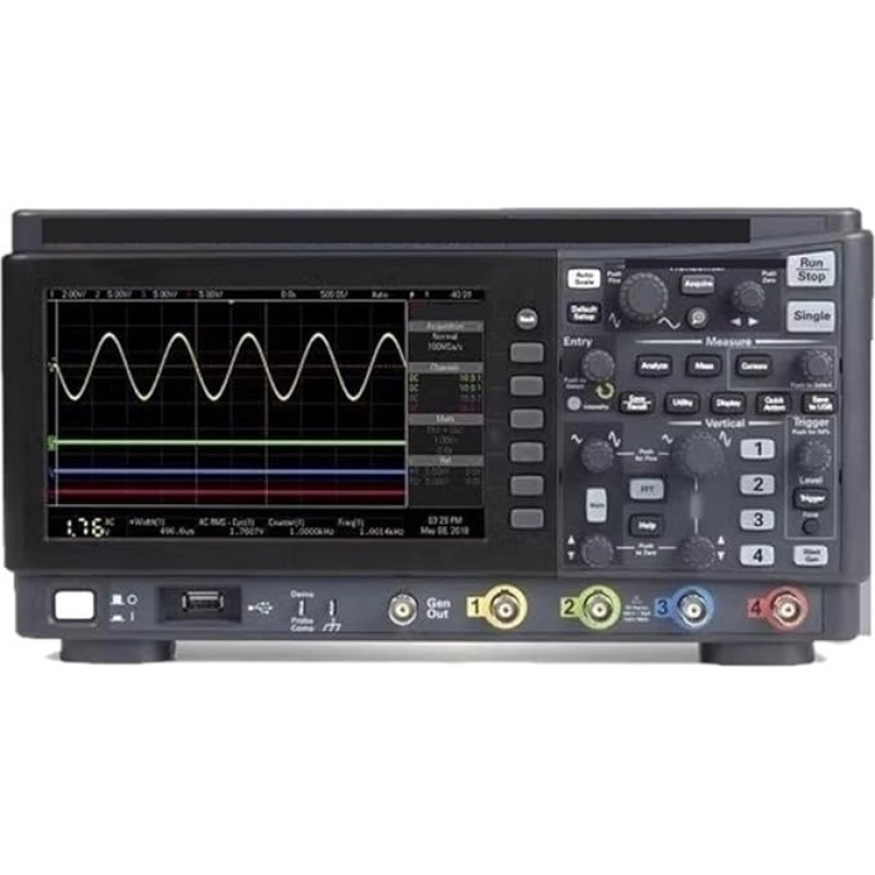 MELEDFCFK Digitales Oszilloskop DSOX1204G (200 MHz) (Ultimate Edition) (mit Funktionsgenerator) 200 M