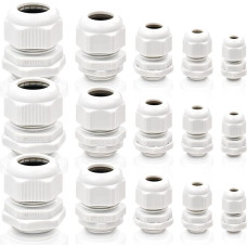 48 pieces cable gland, cable grommet, waterproof, cable gland set, cable gland M12, cable gland M16, cable gland M20, cable gland M24, cable gland M32