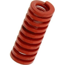 Metalinės spyruoklės, suspaudimo spyruoklės, 8 mm OD 4 mm ID 20 mm ilgio spiralinis štampavimas Vidutinė apkrova Suspaudimo liejimo liejimo spyruoklė 3D spausdintuvų priedai Mechaninė įranga Raudonas tonas 1 vnt.