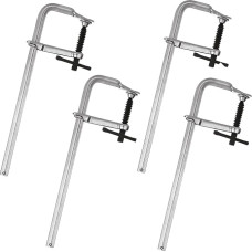 TOOSOAR 4 sraigtinių spaustuvų rinkinys, 300 mm pločio sraigtiniai spaustuvai, skirti medžio apdirbimui, suvirinimui, 