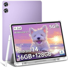 OUKITEL OT9 Android 14 WiFi Tablets - 16 (4+12) GB RAM + 128GB ROM (1TB TF), 8000mAh 11 Inch Octa-Core Tablets, 13MP/5MP Camera, BT5.0