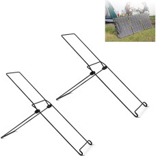 2x Solarpanel Halterung, Klappbarer Solarmodul Halterung, Keine Feste Installation Erforderlich Stabil und Leicht für Viele Modelle Von Solarmodulen