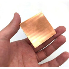 WUDOLI Flat Sheet C17200 Bronze Sheet Foil Plate Carving Decoration Crafts for Engraving Hobbies Square Materials (Size : 0.6 x 100 x 200 mm 1 Piece)