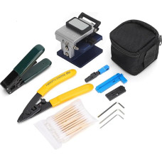 FTTH Splice Fiber Optic Stripping Tool Set with Fiber Splitter FC-6S Splicing Splicing Fiber Optic Stripping Tool Set Set with Fiber Splitter