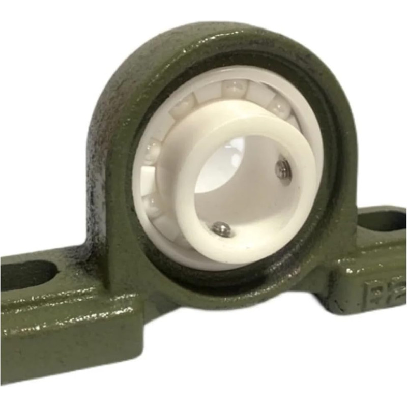 CZDIQXVF Kugellager aus Gusseisen, Edelstahl, Kunststoff, Kugellager aus Keramik SUCP204 205 206 207 208 209 2101(SUCP205 Plastic Seat)