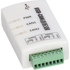 USB to Can Analyzer, Dual Channel Can Debugger, Intelligent Can Converter Adapter with USB Cable, Easy Configuration, Multifunctional Detection, Relay Function