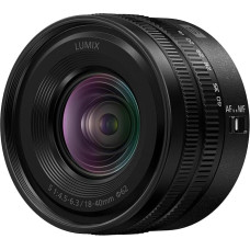 Panasonic Lumix S-R1840E 18-40mm F4.5-6.3 L-Mount Lens, Full Frame Wide Angle to Semi-Standard Camera Lens, Variable Focal Length, Black