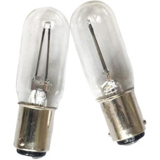 RCYF Equipment for Laboratory Microscopes 2 Pieces 6V 15W / 6V 30W Bayonet Light Bulbs for Microscope Instrument Lamp Microscope Accessories (Colour: 6V 15W)