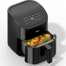 TOKIT 4,5 l karšto oro keptuvė - 10-in-1 daugiafunkcinė, 1500 W turbo, 95 % neriebalinė - kompaktiška ir greita, skirta sveikai virtuvei