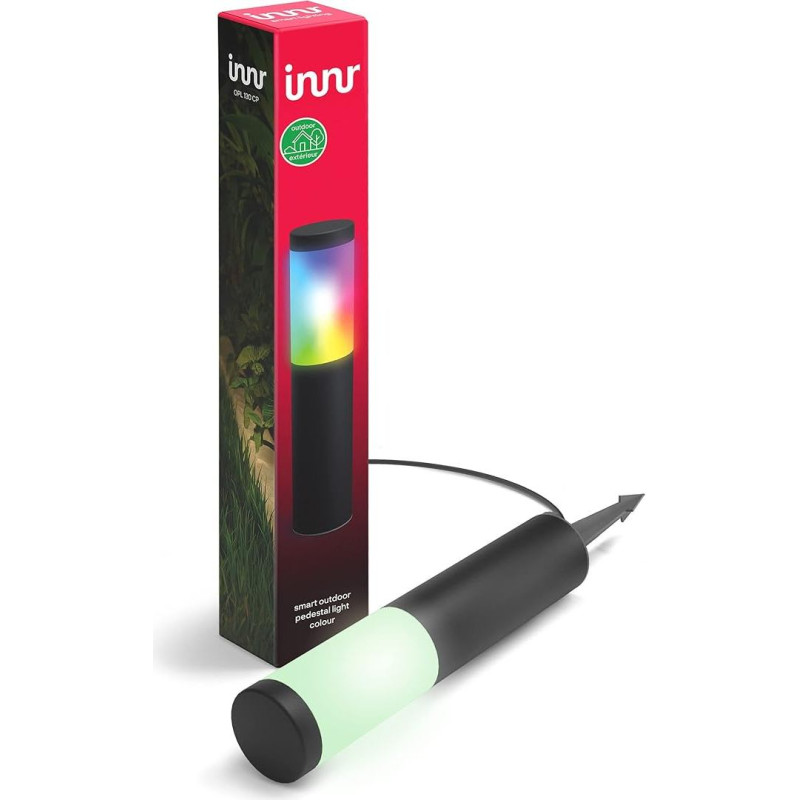 innr Smart LED Socket Light Extension, White & Colour, Outdoor Path Lights, Spotlight, Garden Lighting, Pack of 1 (OPL 130 C Basic Set Required)