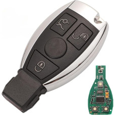 Nuotolinio valdymo rakto kortelė Automobilio raktas 3 mygtukai BGA lusto korpusas Mercedes Benz A B S E klasės W203 W204 W205 W210 W211 W212 W221 W222 433MHz