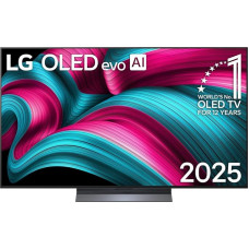 LG OLED55C5ELB TV 55 Inch (139 cm) 4K OLED evo AI TV (α9 Gen8 4K AI Processor, webOS 25, 120Hz (VRR up to 144Hz)) [Model Year 2025]