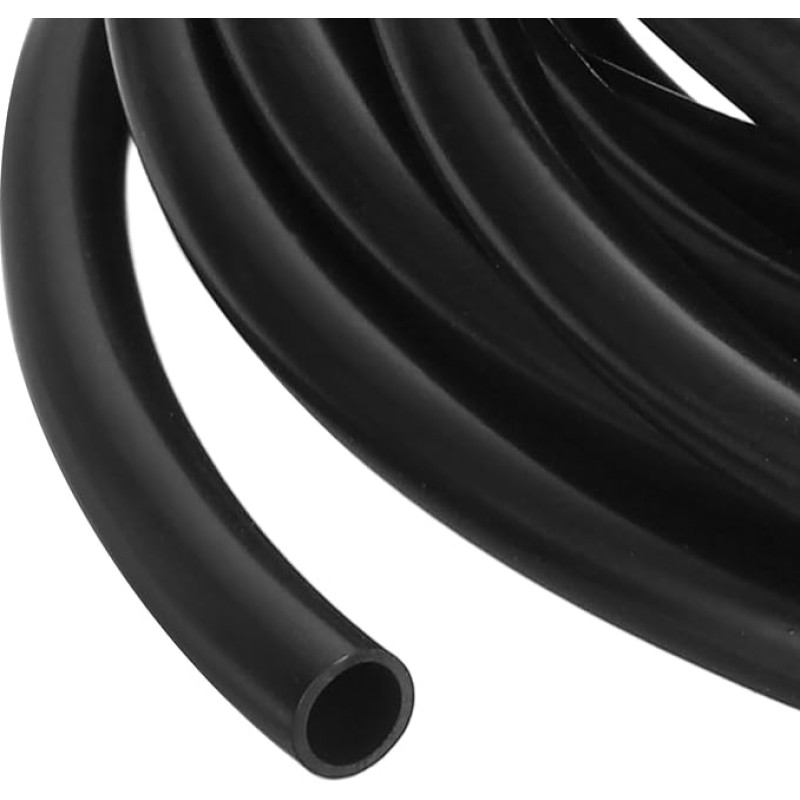 tiekimo žemėlapis 15 m PVC-Kabelschlauch, 4 mm PVC-Rohr, schwarz, Kabel-Organizer, Draht-Abschirmung, Ummantelung