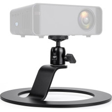 OJTOJT Projector Stand, Projector Stand with 1/4 Inch Screw Interface, Projector Holder, 90° Adjustable, Multifunctional Floor Stand, Mini Projector Floor Mount for Outdoor Films, Work (A)