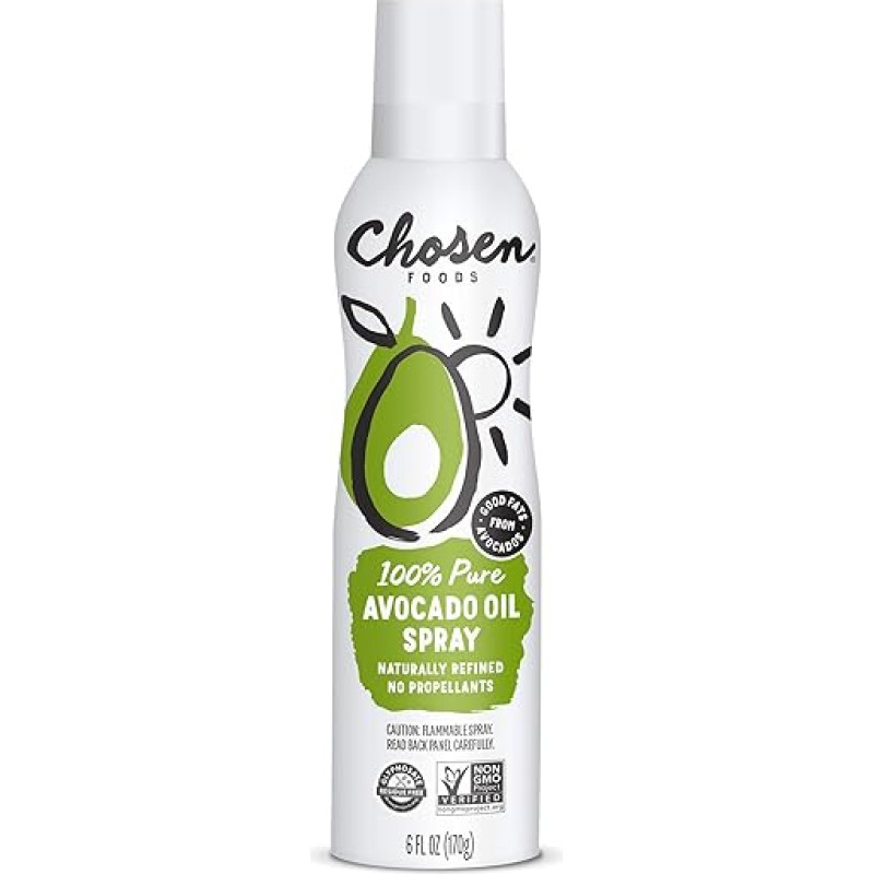 Chosen Foods – 100% Pure Avocado Oil Spray – 4.7 Ounce.