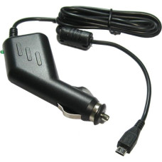 Trade-Shop TMC Car Charger Cable 2A Micro USB 12V Car for Navigation System with Antenna for Traffic Information Jam Detector