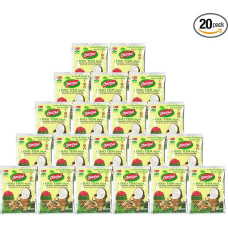 20 Pack (20 x 60 g) Chao Thai Coconut Cream Powder Bot Dua + 2 Papa Vo Chopsticks