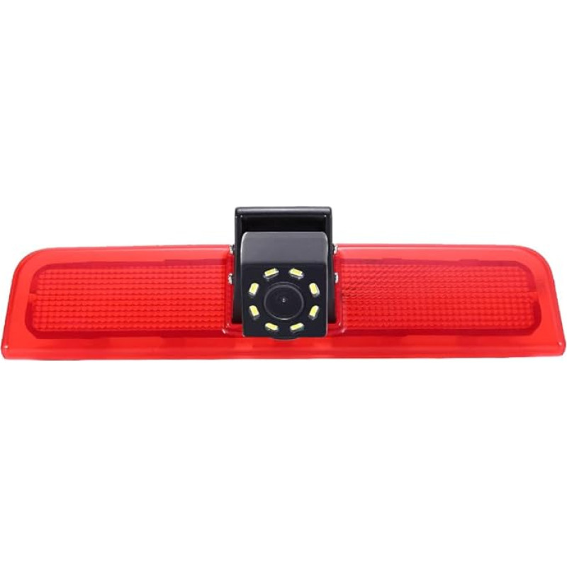 Dynavsal Parking Aid Car Camera 8 LEDs Night Visions Super HD Colour Brake Light Reversing Camera Replacement for VW Caddy Life 2K Facelift III Box 2KA Estate Cross Maxi Tdi Third 3 2003-2014 Year of