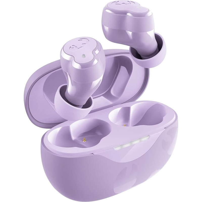 Fresh 'n Rebel Twins Breez True Wireless In-Ear Bluetooth Headphones, Ultra Compact, Comfortable Calling, Bluetooth 5.4, Clickable Button Control, 30 Hours Playtime (Dreamy Lilac)