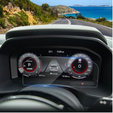 BSTW Compatible with 2022-2025 Nissan Qashqai J12 & Nissan X-Trail T33 Instrument Screen Protector, 12.3 Inch TFT Digital Instrument Tempered Glass Screen Protector 9H Scratch-Resistant