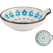 Generisch Soy Sauce Dish, Dipping Bowls, Bohemia Ceramic Design and Small Appetizer Plates, Tableware Set for Sushi, BBQ, Condiments, Home Dining, Party, and Wedding Use, 3.86x3.86x1.18 inch