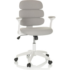 hjh OFFICE Kid Ergolino W 736428 Vaikiška pasukama kėdutė su ergonominiu atlošu pilkos spalvos