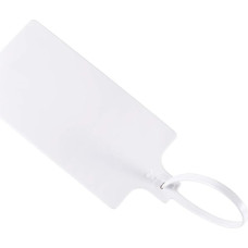 išteklių žemėlapis 50 x baltos spalvos plastikiniai Zip kaklaraiščiai ištraukti atsparus tamperio įrodymas 255 mm ilgio dideli kabeliniai kaklaraiščiai konteinerių bagažui