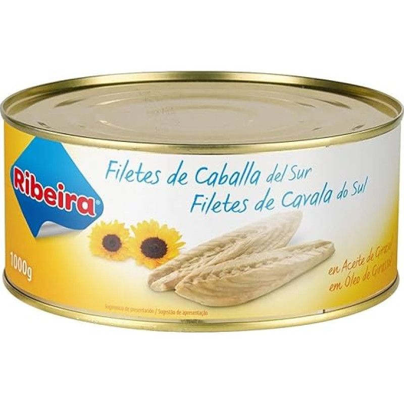 Ribeira Makerley Fillets in Sunflower Oil Tin 3 x 1000 g