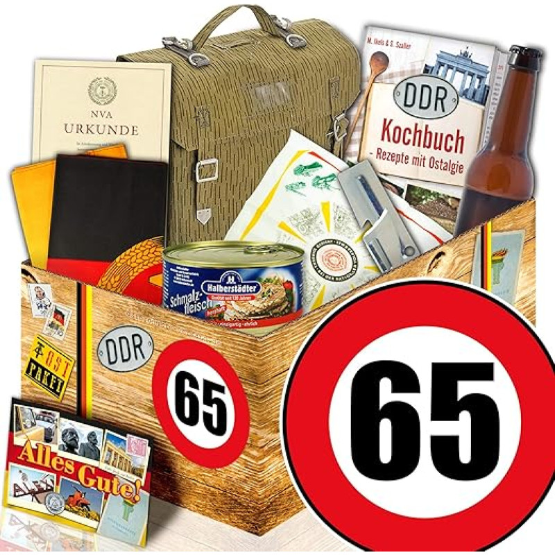 65-asis gimtadienis/NVA paketas/Gimtadienio dovanos Geriausias draugas/dovanos DDR