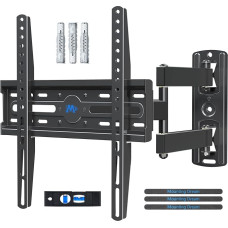 Mounting Dream TV Wall Bracket Mount Swivel and Tilt for Most of 26-55 Inch LED, LCD and OLED Flat Screen TVs up to VESA 400x400mm and 27 kg, Perfect for Corner Installation, MD2377-02
