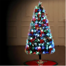Weihnachtsbaum, Glasfaser, 60 cm, Niederspannung, RGBY-Beleuchtung, ideal zum Dekorieren und verleiht jedem Raum einen festlichen Touch