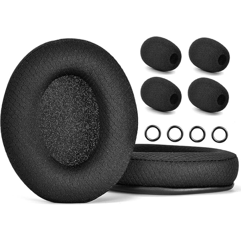 Pakaitinės ausų pagalvėlės ir mikrofono putos, tinkančios 