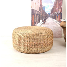 wohnfreuden Sėdynė Pouf 60 cm Vandens hiacintas Natūrali taburetė