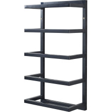 House & Homestyle Towel Holder, Metal, Black, Width: 31 cm, Depth: 15 cm, Height: 57 cm, 5