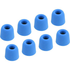 Ersatz-Ohrstöpsel aus Schaumstoff, 5,1-6 mm, mittlere Größe, für Kopfhörer, Blau, 8 Stück
