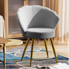 PIPIPOXER 1 aksominio audinio fotelių komplektas su minkštu aksominiu atlošu iš aksominio audinio ir juodomis metalinėmis kojelėmis svetainei, miegamajam, tualetiniam staliukui, 42 x 40 x 80 cm, pilkos spalvos