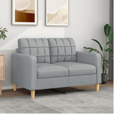 JUDYYY 2 vietų sofa, šviesiai pilka, 120 cm, audinys, Sofa Svetainė, Jaunimo sofa, Atpalaiduojanti sofa, Sofos ir kušetės, Sofa miegamajam, Jaunimo vaikų kambarys