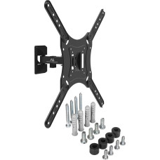 'Maclean MC 758 LCD/LED Monitor TV Wall Mount Bracket 13 55 Wall Bracket max VESA 400x400 up to 30kg Television & Monitor 180 Degrees Rotation