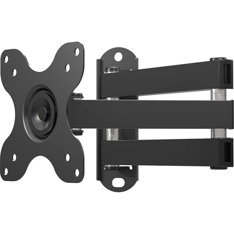 suptek MA1330 TV Wall Mount Swivelling, Universal Monitor Wall Mount for 13-30 Inch LED LCD Flat Curved Screen TV up to 15 kg Max. VESA Wall Mount 100 x 100 mm PC Monitor Wall Mount