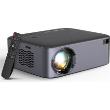 26000L Projector 4K 【Electric Focus/Keystone】Projector 5G WiFi Bluetooth 1080P Full HD 4K Supports with 50% Zoom, 300 Inch Retro Projector Home Cinema for Smartphone/HDMI/USB/TV Stick