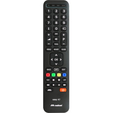 Meliconi Easy 4.1 Universal 4 in 1 Remote Control Compatible with Samsung, LG and Sony and Other Manufacturers for 4 Devices for TV, Set-Top Box, Satellite, DVD and Blu-ray, Infrared