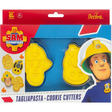 Decora Sam the Fire Brigade with Transceiver Embossing Stamp, Plastic, Yellow 0383002