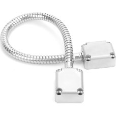 401 Stainless Steel Door Loop Wire Guard Wire Cover Cable Organizer Flexible Effective Protection for Exposed Mounting Access Control